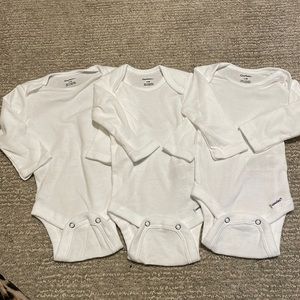 Gerber white bodysuit.